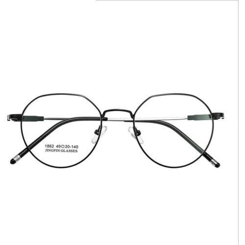 Retro Female Irregula Metal Alloy Optical Glasses Frames for Myopia &Presbyopia ,Round Prescription Eyeglasses Glass Frame F1862