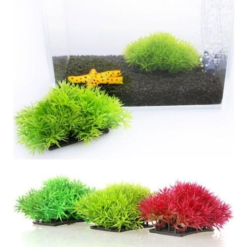 Plastic Artificial Water Weeds Ornament Plant Fish Tank Decorations & Ornaments Artificial Grass Aquarium Decor Landscape Acc