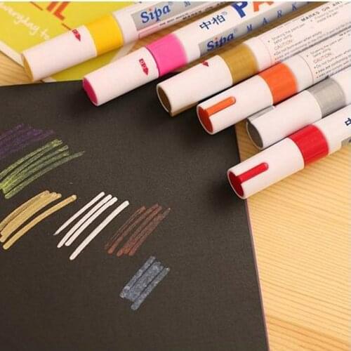 Paint pen white paint pen pen direct tire Scratch repair Pak pen Oil Paints Art Marker