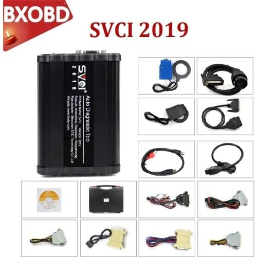 SVCI 2019 OBD2 Diagnostic SVCI 2019 OBD2 Scanner Car Diagnostic Tool Cover V2018 Added 3 Car Softwares