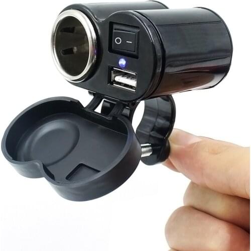USB Charger Motorcycle Cigarette Lighter Car Cigarette Lighter Charger Socket Charger Waterproof Car Charger Power Supply