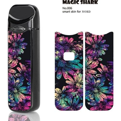 Magic Shark 23 Pattern 2.5D Stereo for NORD Cover PVC Case Skin Sticker Protective for Smok Nord Cigarette