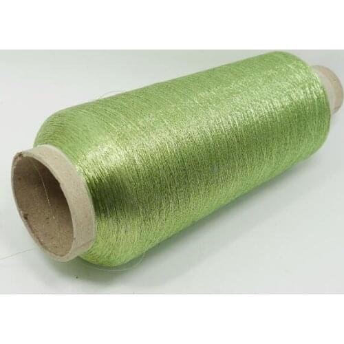 5000M High Sheen Parrot Green Metallic Embroidery Thread