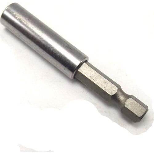 1pcs 60mm Power Carpenter Attachmen Hex Self-locking Quick Release Electric Screwdriver Bit Holder Extension Hand Tools for Car