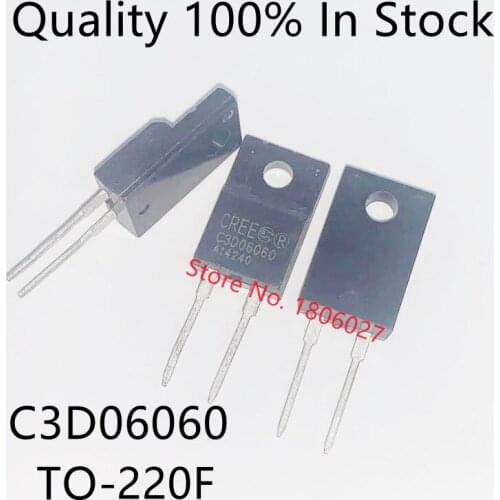 10PCS/LOT C3D06060 TO-220F-2 6A 600V Schottky diode