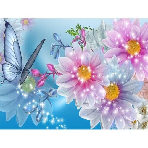 5D Diy diamond embroidery 3d diamond Painting Cross Stitch kits flower Mosaic pattern Christmas gift arts and crafts home decor