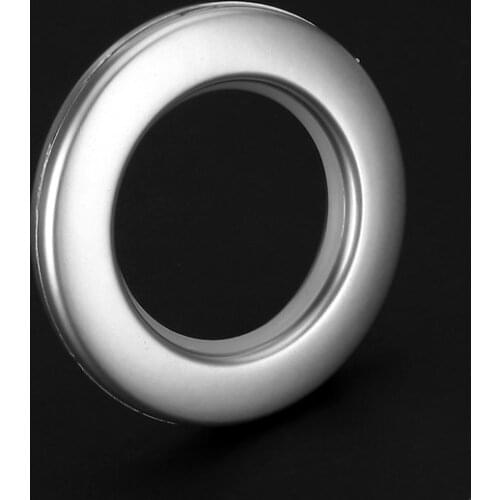 6pcs Silver Plastic Rings, For Eyelet Curtain Drapery, Round Shape Design, Inner Dia. 45mm