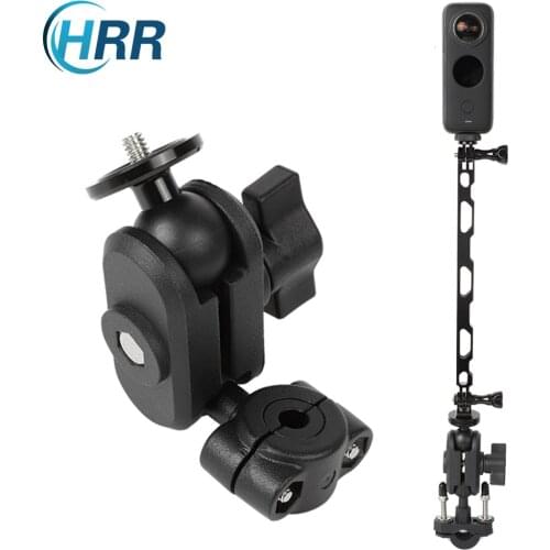 Aluminum Motorcycle Bike Camera Holder Handlebar Mount Bracket for Insta360 One X/X2 R GoPro DJI Action Sports Cameras Accessory