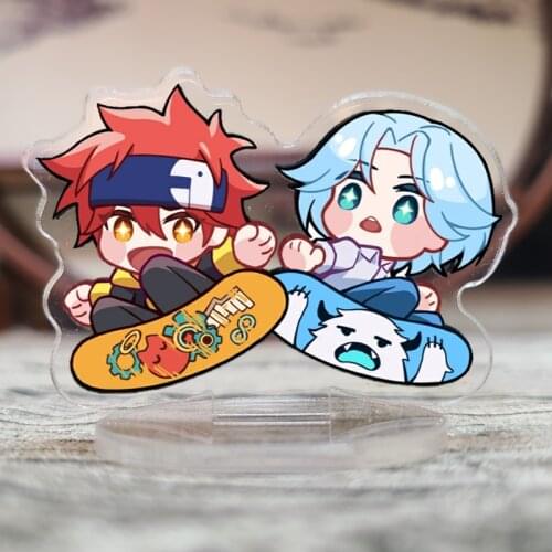Anime SK8 The Infinity SK EIGHT Reki Langa Hasegawa Snow Miya Key Chain Acrylic Stand Cute Pendant