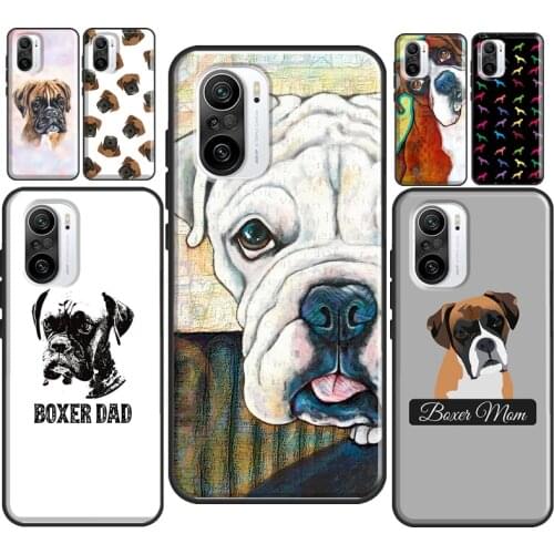 Boxer Dog For Xiaomi Mi 11 Pro 10T 9T Mi Note 10 Lite A1 A2 A3 Cover For POCO X3 Pro M3 F2 F3 Case