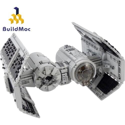 BuildMoc Star Plans Toys Soldier Figures Fighter Weapon Bomber Building Blocks MOC Technical Bricks Educational Toy For Children