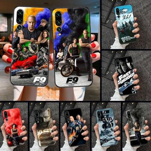 Fast and Furious Moive Phone case For Huawei P Mate P10 P20 P30 P40 10 20 Smart Z Pro Lite 2019 black tpu shell painting coque