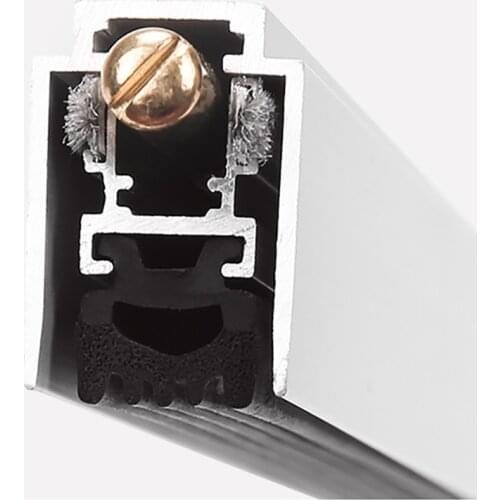 Door and window fittings Type U Aluminum alloy sealing strip for door bottom lifting and sound insulation