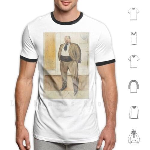 Consul Christen Sandberg By Edvard Munch T Shirt DIY Cotton Big Size S-6xl 19th Century Norwegian Painters 20th Century