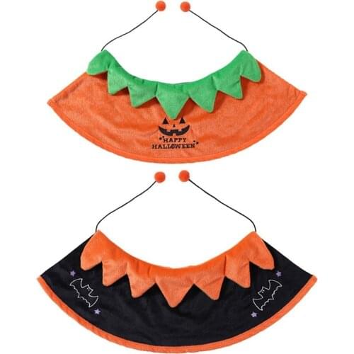 Halloween Pet Pumpkin Costume For Dogs Cats Christmas Cat Clothes Funny Dress Headdress Puppy Supplies