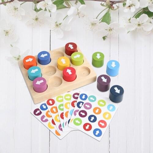 Arrow Matching Game Puzzles Direction Recognition Toys for Kids Early Development