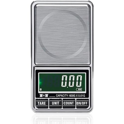 600*0.01g Mini Digital Scales Pocket Jewelry Scales Precision Electronic Balance weight balanca digital Scale