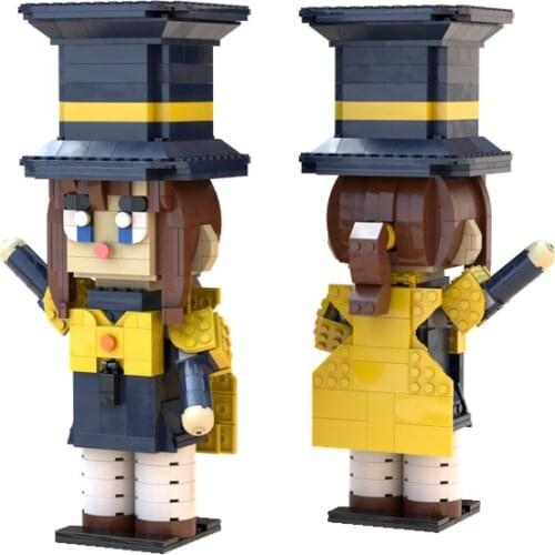Doll building block model MOC building block time cap series man-child hat girl particle 461 PCS children toy gift