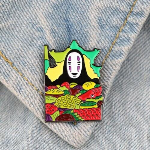LT751 Japanese Anime Manga Ghost Collection Enamel Lapel Pin Badge Pins for Backpack Decoration Jewelry Gift Accessories