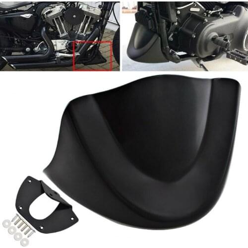 Matte Black Front Spoiler Lower Chin Fairing Reliable Engine Cover for FXDL FXD FXDB 06-17 24cmx20cmx16cm Motorcycle Accessories