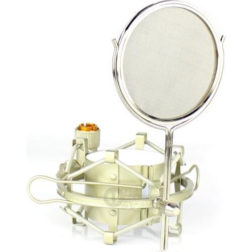 60mm Metal Shock Mount Spider Microphone Stand Mic Windscreen Shield Filter For Neumann TLM 103 50 127 170 67 M147 M269 U 87 67