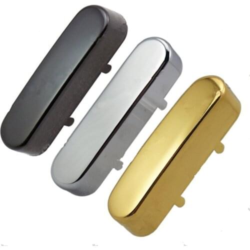 2Pcs/lot Metal Brass Neck Pickup Covers For Electric Guitar Chrome Black Gold for Choose guitar accessories