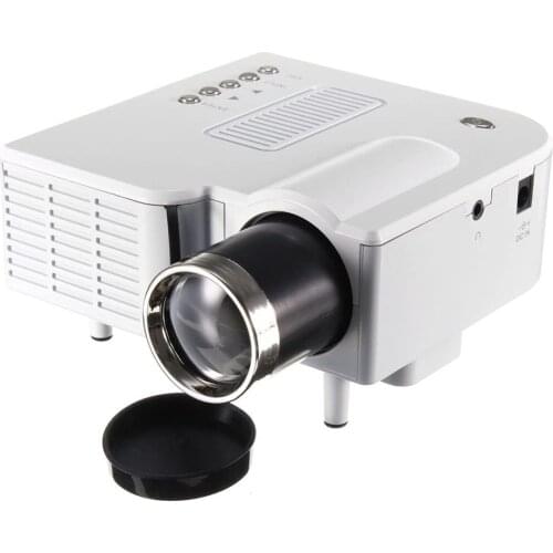 Mini Projector 2020 Upgraded, Jayzod UC28+3D 1080p Portable LED Projector Support USB HDMI AV SD VGA for Home Cinema Theater