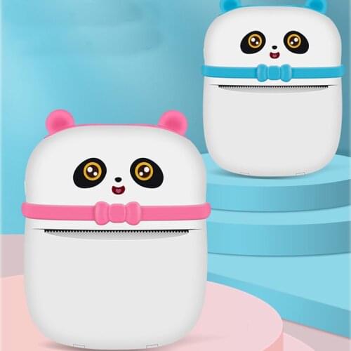 Mini Cute Thermal Printer Inkless Bluetooth Mobile Phone Photo Printer Pocket Portable Student Note Printer Label Memo Printing