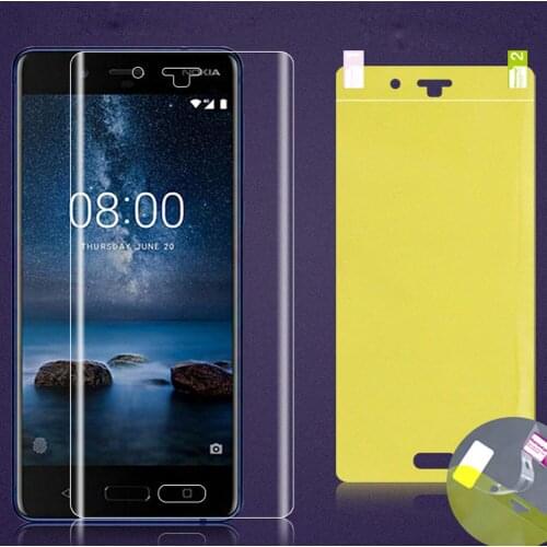 3D soft tpu screen protector for Nokia 8 Sirocco full cover silicone hydrogel film for Nokia 8.1 gel protective film