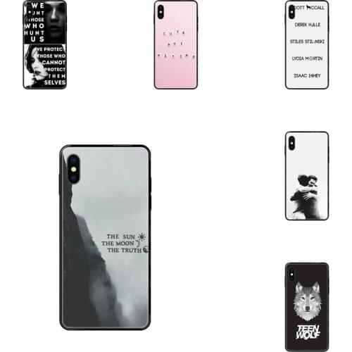 For Huawei P8 P9 P10 P20 P30 P40 Lite Plus Pro 2017 P Smart 2019 Hot Tv Show Teen Wolf Lovely cute Black Soft TPU Cell Phone