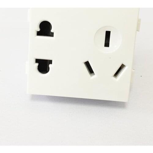 Wall Socket Switch Power Socket Adapter with Three Holes/2 holes Outlet Wall Power Strip Plate Panel Plug US UK plug