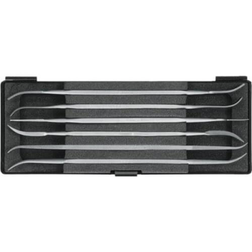 Table repair tool BERGEON 6296-12156-2 set of 6 files