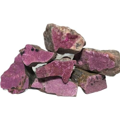 Natural Cobaltocalcite Pink Crystal Healing Collection Gift Reiki Mineral Samples Gemstone Specimen Home Furnishing Articles