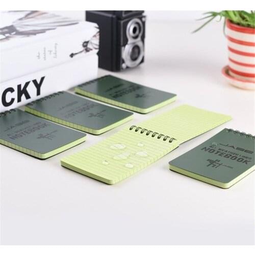 New Waterproof NotePad Foreign Language Learning Coil Book Vocabulary Portable Pocket Notebook Diary Notepad Travel Log Books
