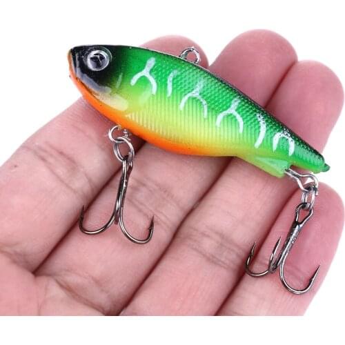 1PCS Soft Shad Lure Wobblers VIB Ice Fishing Lure 4.5cm/6cm 12g/19g Isca Artificial Bait Fishing Tackle