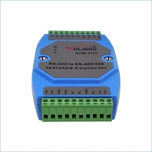 Industrial-grade RS232 to RS485/422 Active Conversion Module Fully Isolated Lightning Protection 24V Guide Rail Photoelectric Is