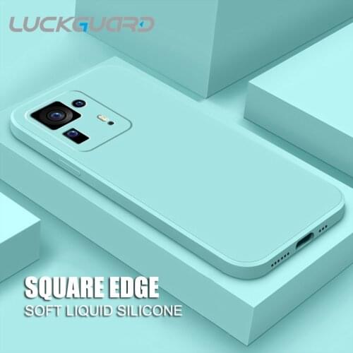 Skin-friendly Case For Xiaomi Mi Mix 2 2s 3 4 Mi Mix4 Mix2 Mix3 Cover Square Liquid Silicone Shockproof Slim Soft TPU Back Cover
