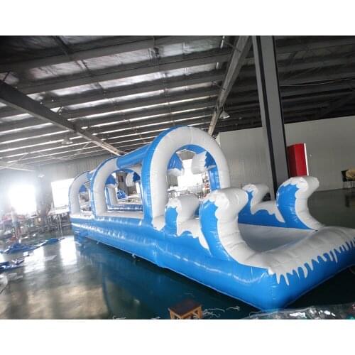 PVC commercial grade inflatable slip customized inflatable large land slide and slip
