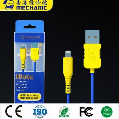 20PCS MECHANIC IData Lightning Recovery Transmission USB Cable For Iphone Ipad Ipod Lightning Brush Machine Data Charging Cable