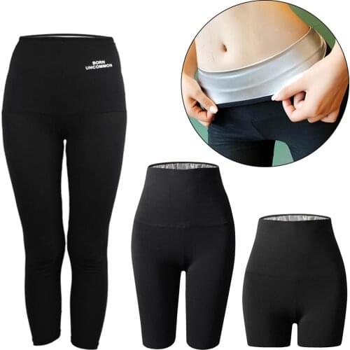 Women Body Shaper Pants Slimming Sweat Sauna Pant Shorts Fitness Yoga Training Running Gym Workout Leggings Shorts Sweatpant