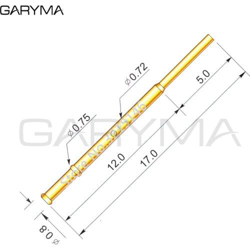 100Pcs in a Pack R058-C Test Probe Pogo Pin Receptacle Length 17mm Tool