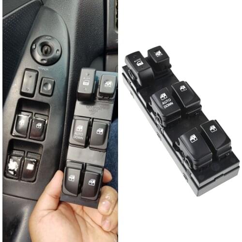 16 PIN Car Front Left Driver Side Electric Power Master Window Switch For Hyundai Elantra HD 2007 2008 2009 2010 93570-2H110