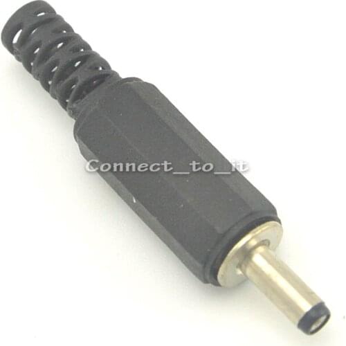 5 pieces/lot) male DC power plug Jack Adapter Connector Plastic Cover adapter 1.35mm x 3.5mm High quality