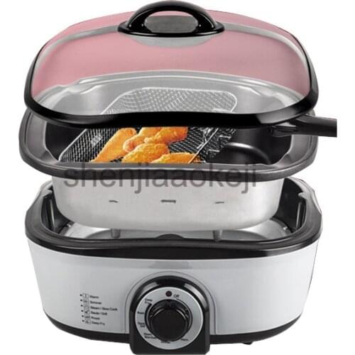 3L Nonstick cooking pan Steam/Hot Pot Grill Warm Deep Fry cooker fryer Multifunctional-cooker electric hot pot Thickening cooker