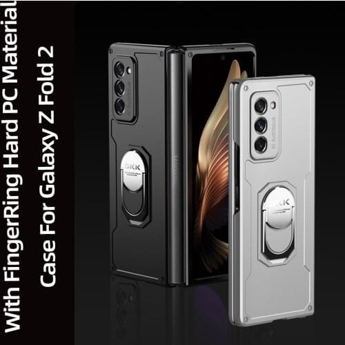 With Finger ring Folding Case For Galaxy Z Fold 2 5G Case For Galaxy Z Fold2 Case PC materail Case For Galaxy Z Fold2
