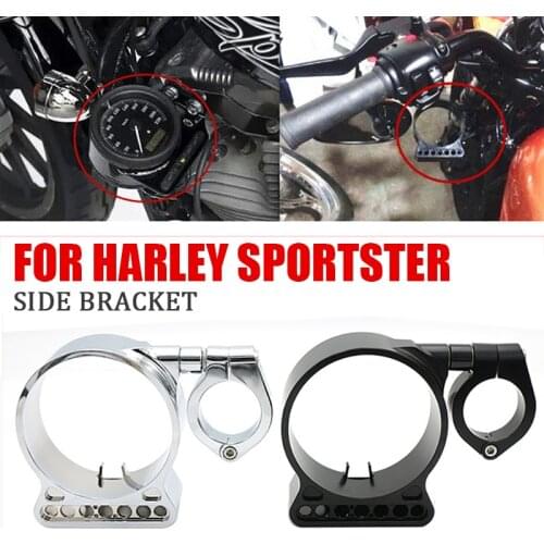 For Sportster 883 XL1200 XL 883 1200 Motorcycle Speedometer Side Mount Relocation Bracket Cover Instrument Bracket Case Housing