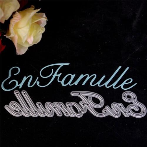 French word Metal Cutting Dies for Diy Scrapbooking Die Cut New 2018 Cuts for Paper Card Making Craft Embossing I love you