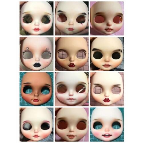 Customization doll Nude blyth doll ,face plate accessories
