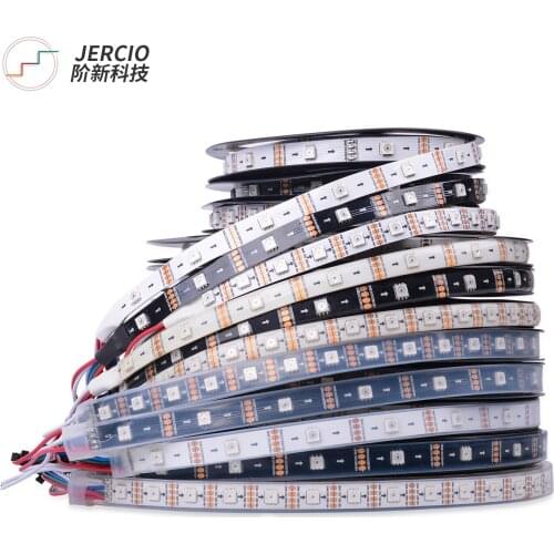 JERCIO XT9822-RGB(can replace APA102C) double line transfer 256 gray level high rate digital flexible led strip