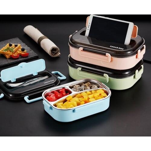 Heated lunch box for kids heated bento stainless steel lunch box thermos container for food container heated bento box lunchbox